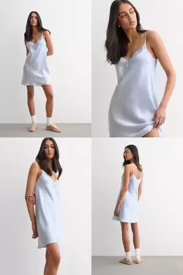 Silky Flowers Silk and Lace Slip