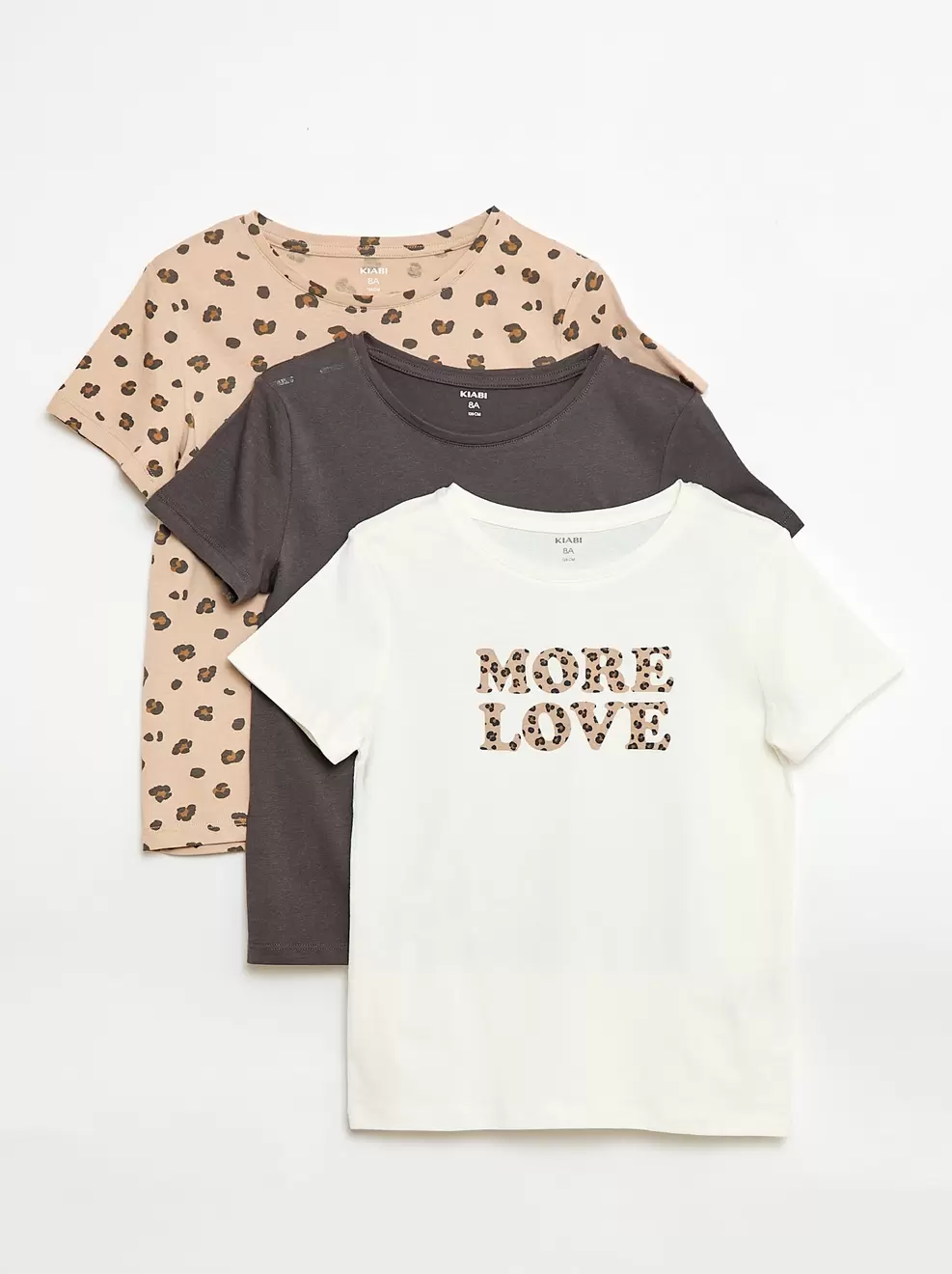 Setje met 3 T-shirts met korte mouw