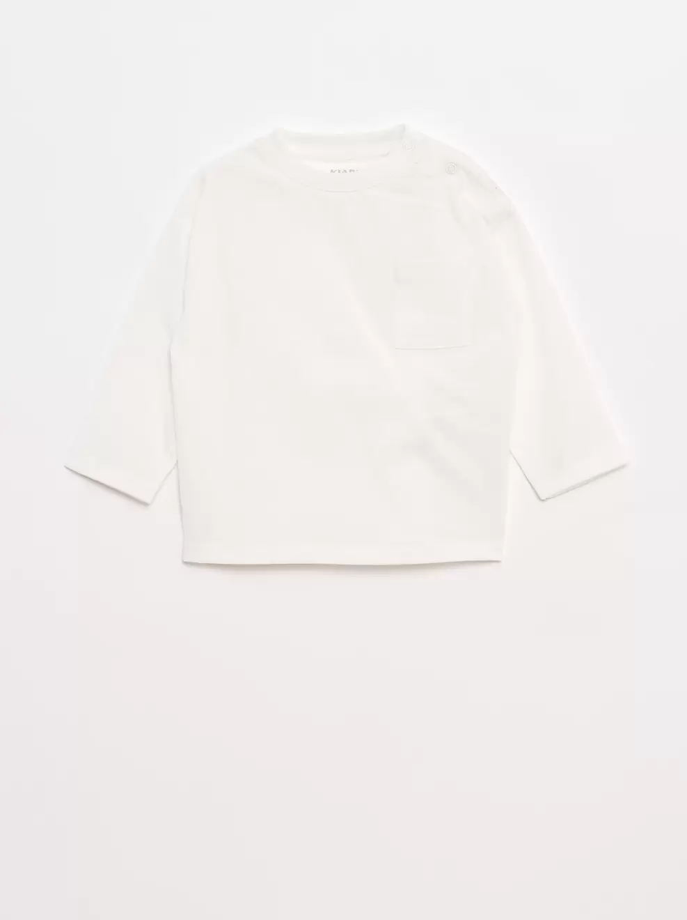 T-shirt met lange mouw en borstzakje