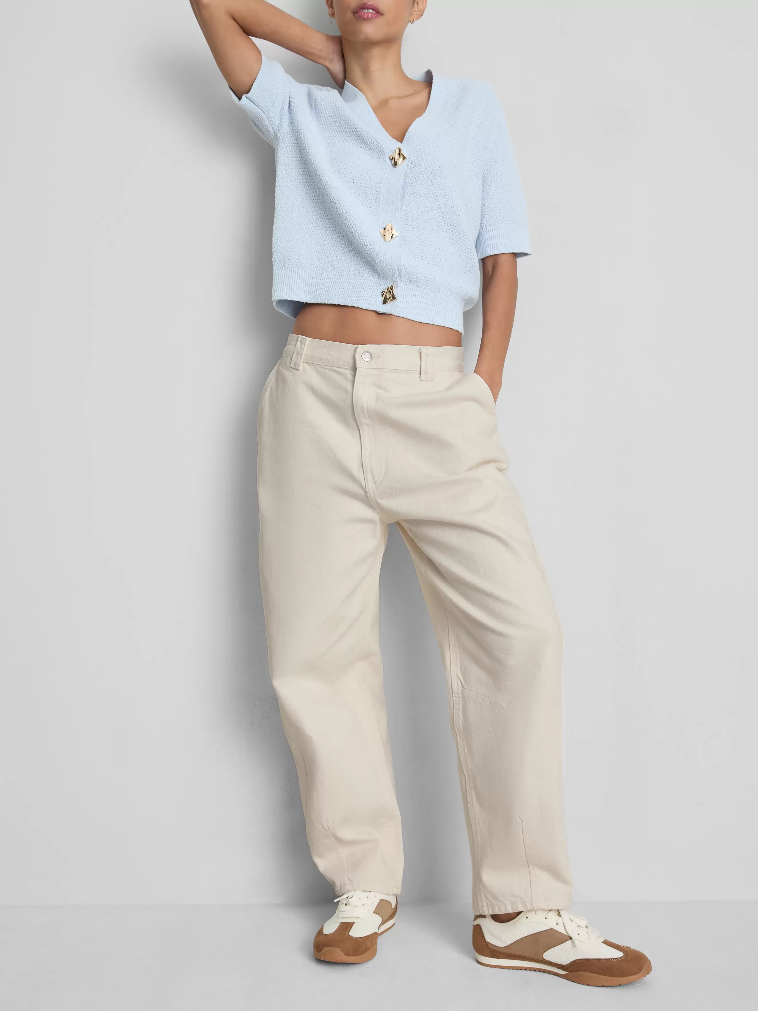 Jeans met barrel-pijpen By Coleen