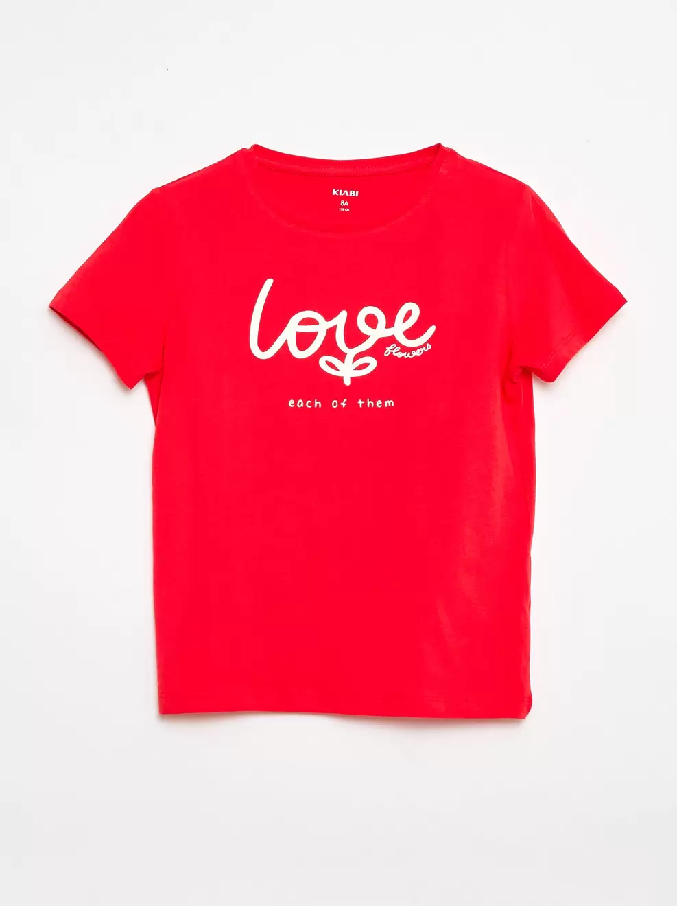 T-shirt met tekstboodschap en korte mouwen