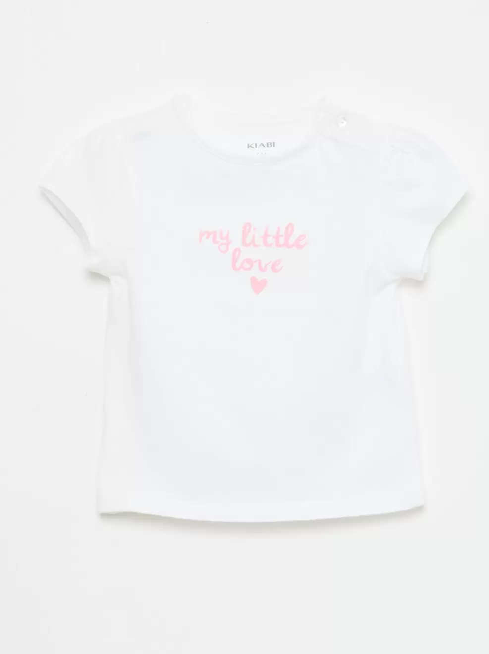 T-shirt van jerseytricot met korte mouwen