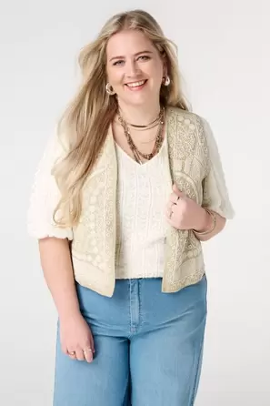 Gilet met embroidery