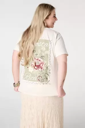 T-shirt met backprint