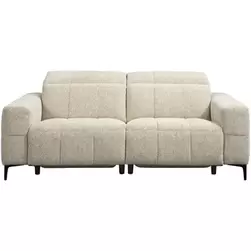 Bank Maeve elektrisch verstelbaar 3-zits - beige gemêleerd