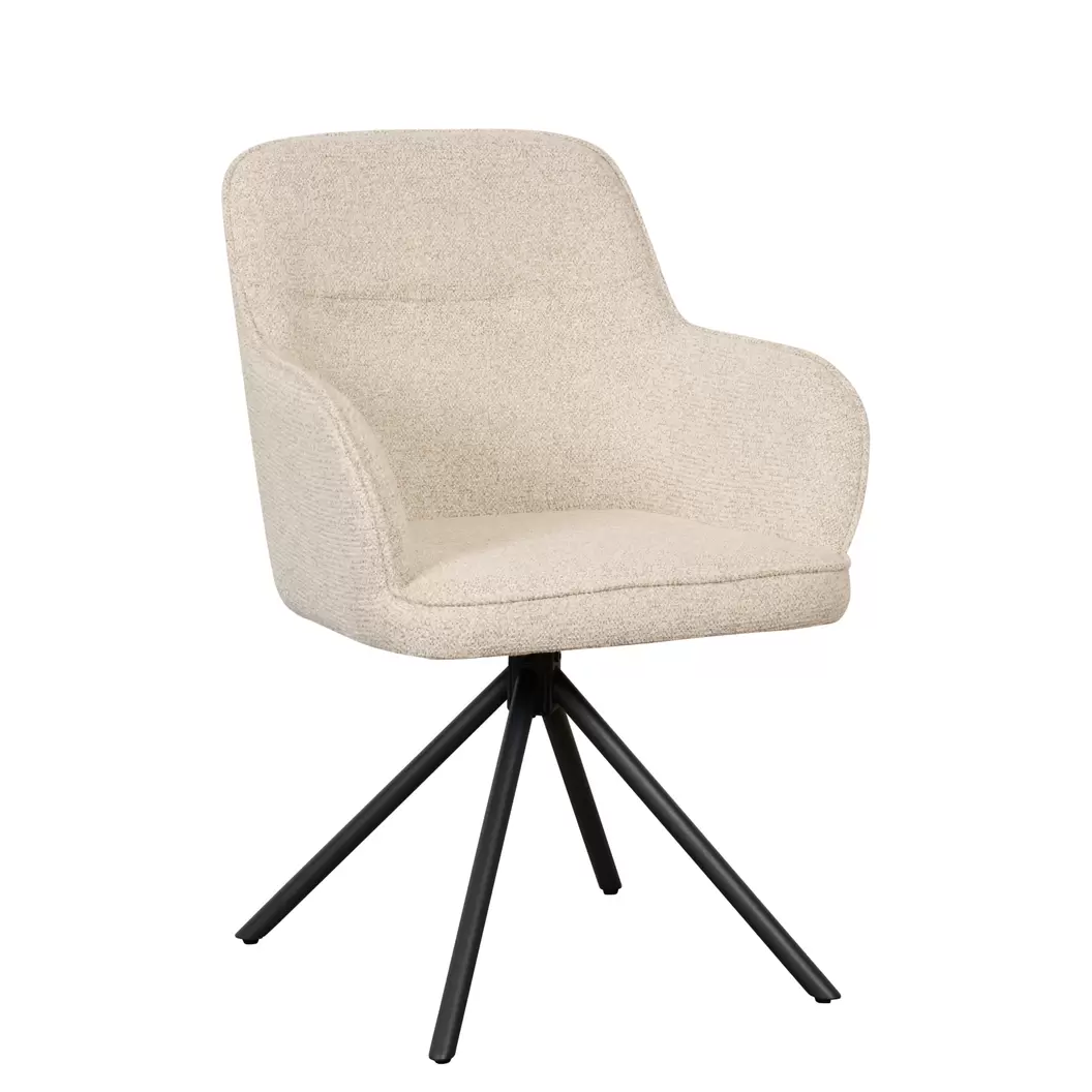 Draaibare Eetkamerstoel Kortrijk Beige