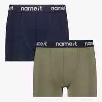 Name It 2-pack onderbroeken jongens zwart groen