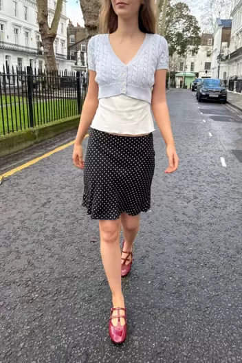 Product Name:Sephira Polka Dots Skirt