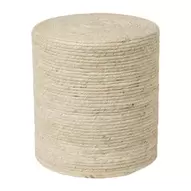 Buitenpoef ibiza - wit - ø35x37 cm