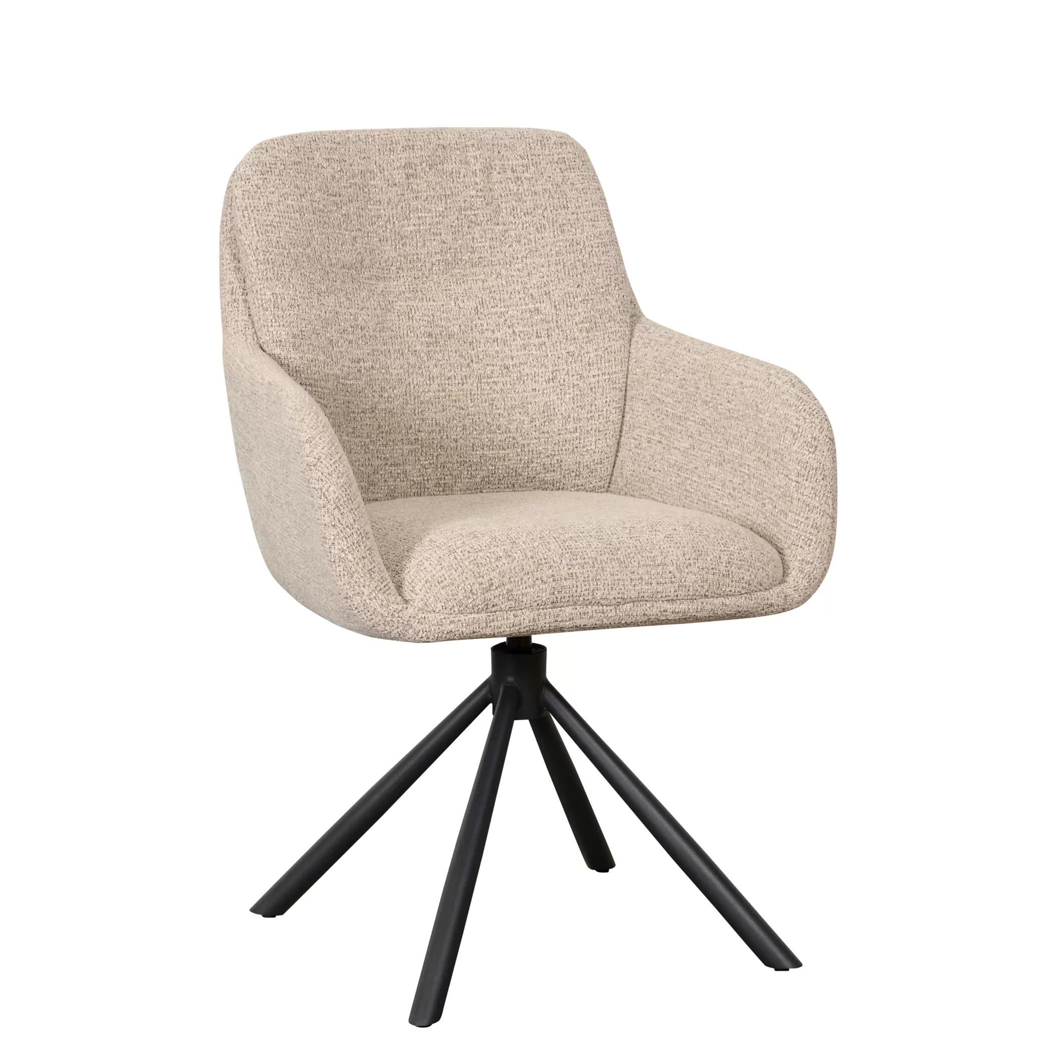 Draaibare Eetkamerstoel Genk Taupe