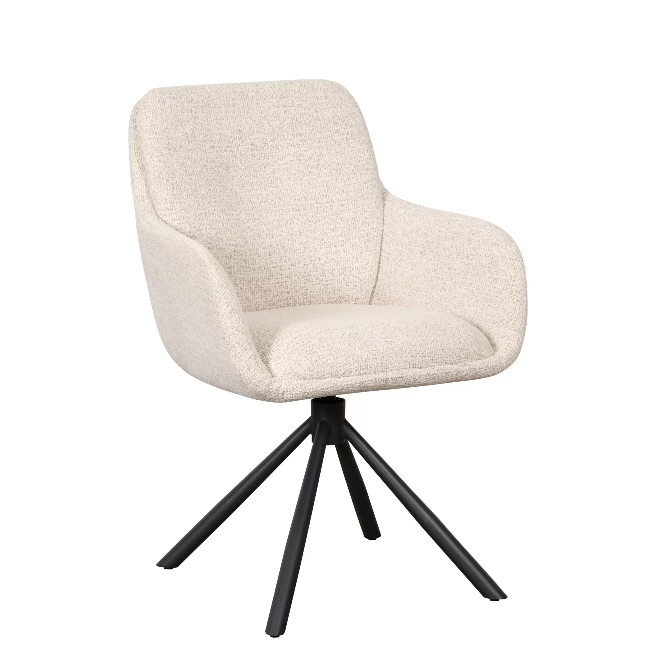 Draaibare Eetkamerstoel Genk Beige