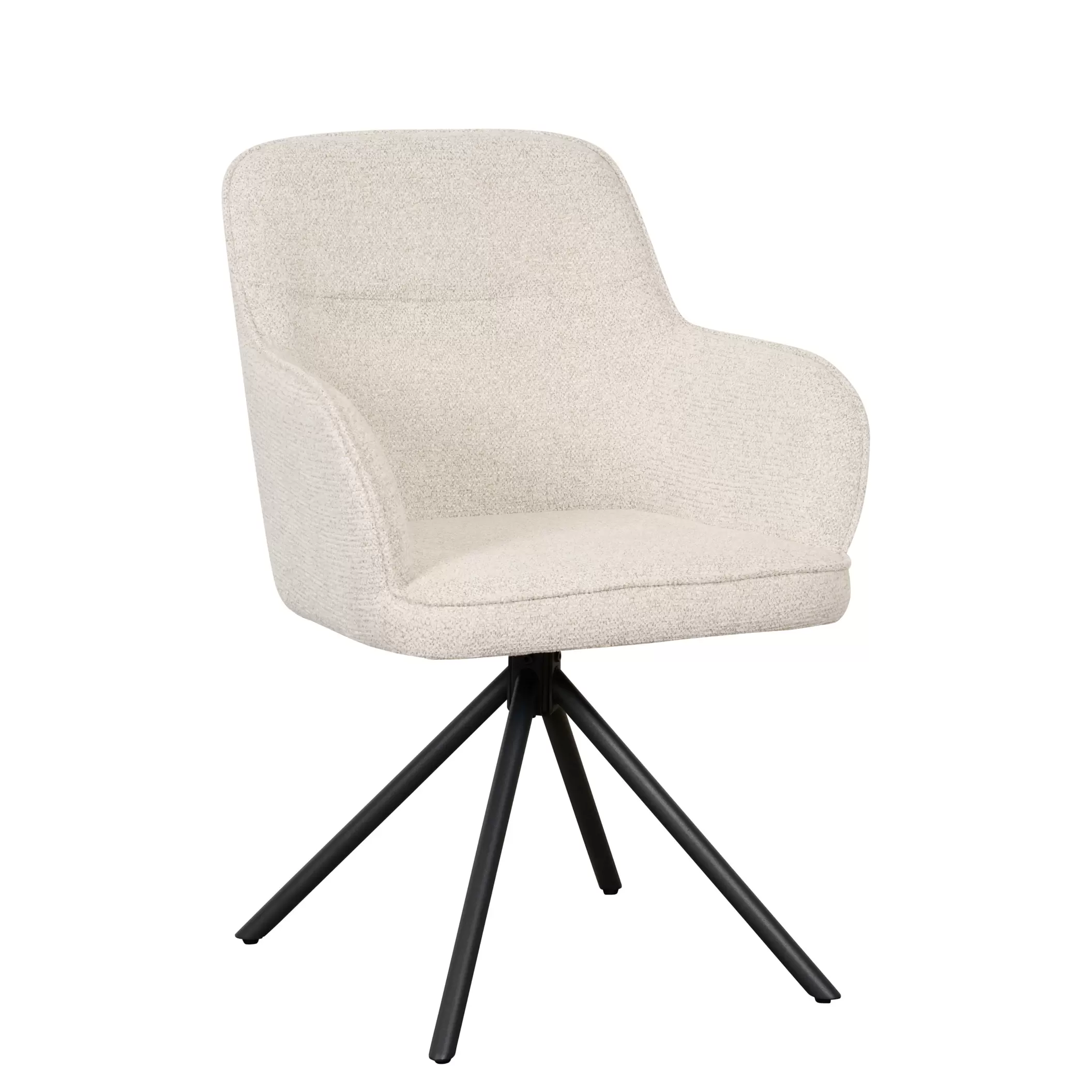 Draaibare Eetkamerstoel Kortrijk Crème