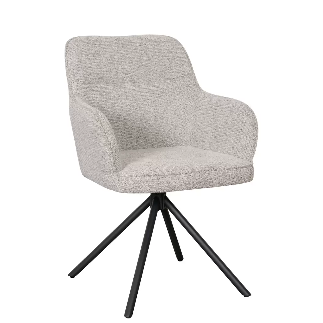 Draaibare Eetkamerstoel Kortrijk Taupe