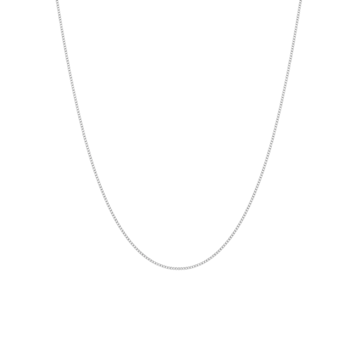 Stainless steel schakelketting 1mm voor dames