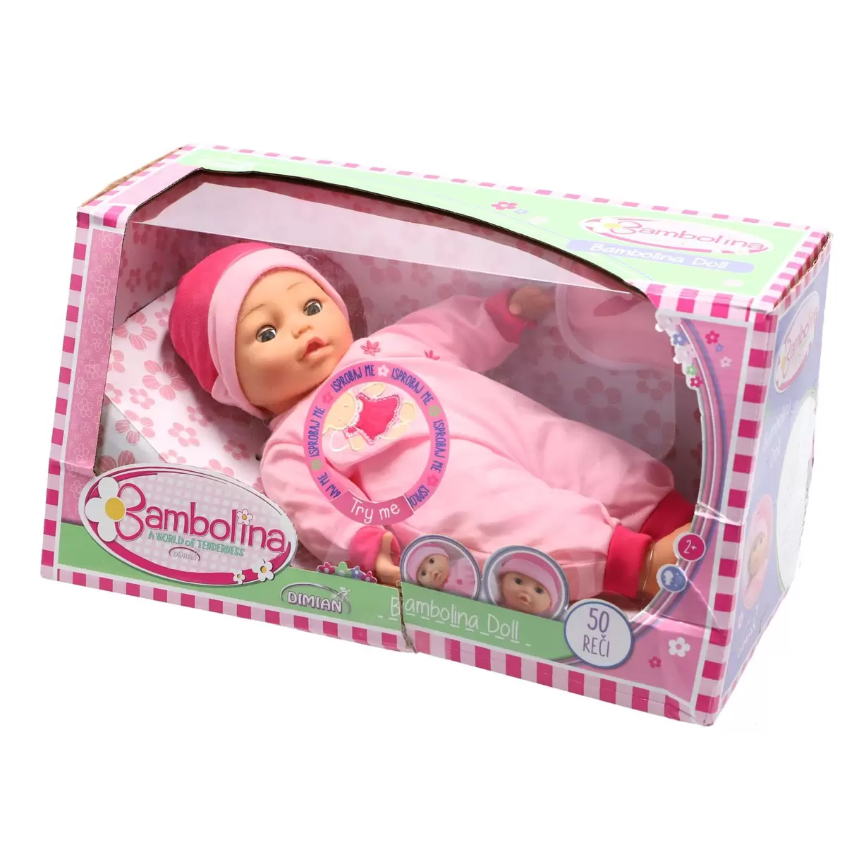 Bambolina pop 40 cm praat 50 Nederlandse zinnen