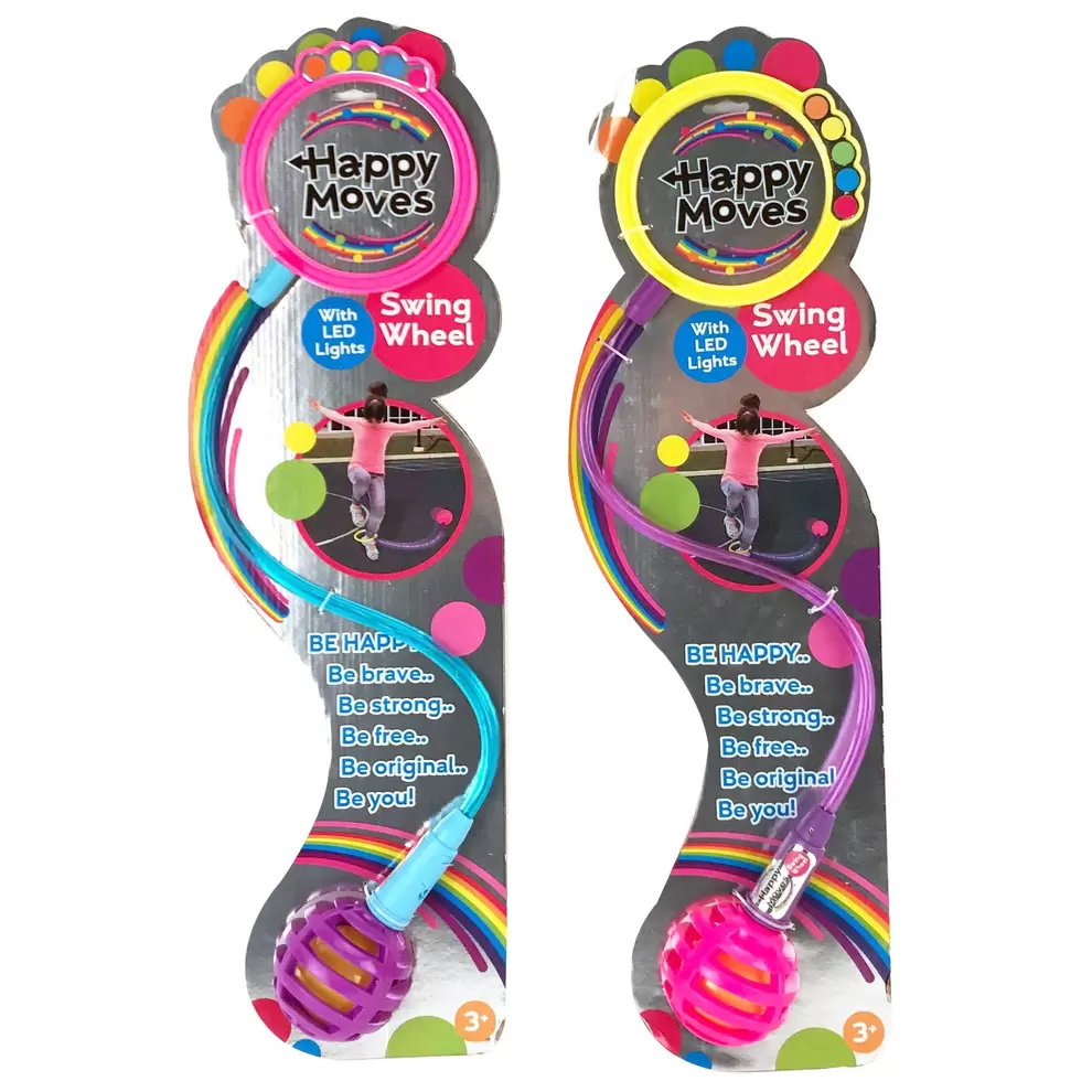 Happy Moves Swing Wheel Met Led 2 Assorti