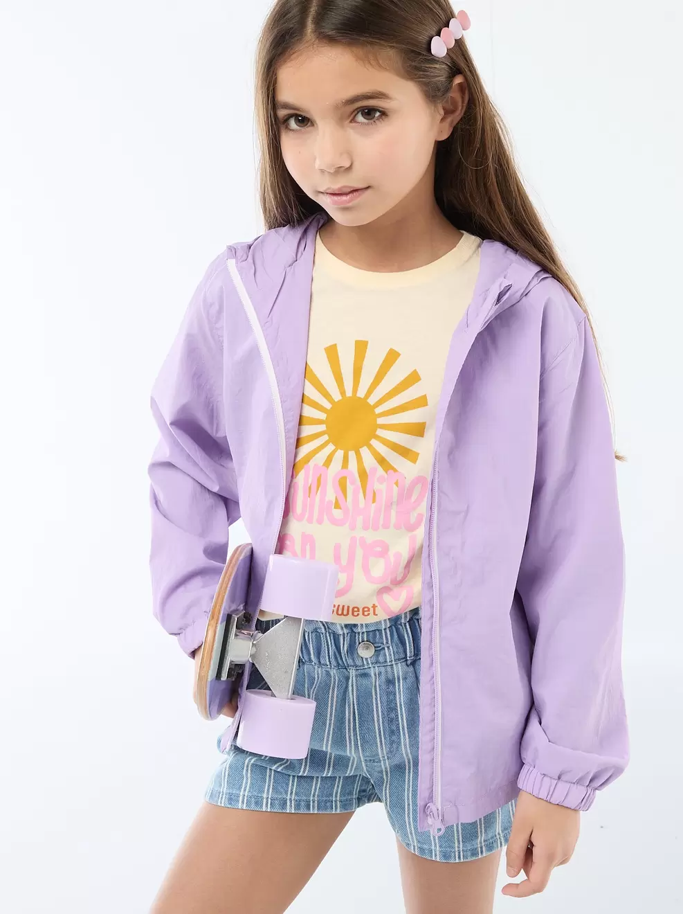 Effen windjas, opvouwbaar in de capuchon