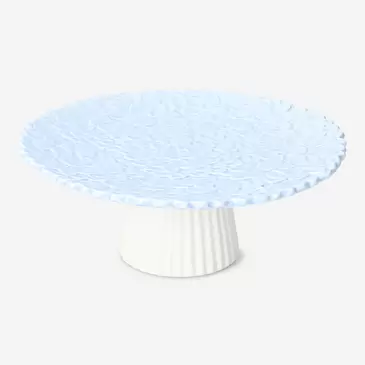 Blue hydrangea cake stand - 20 cm