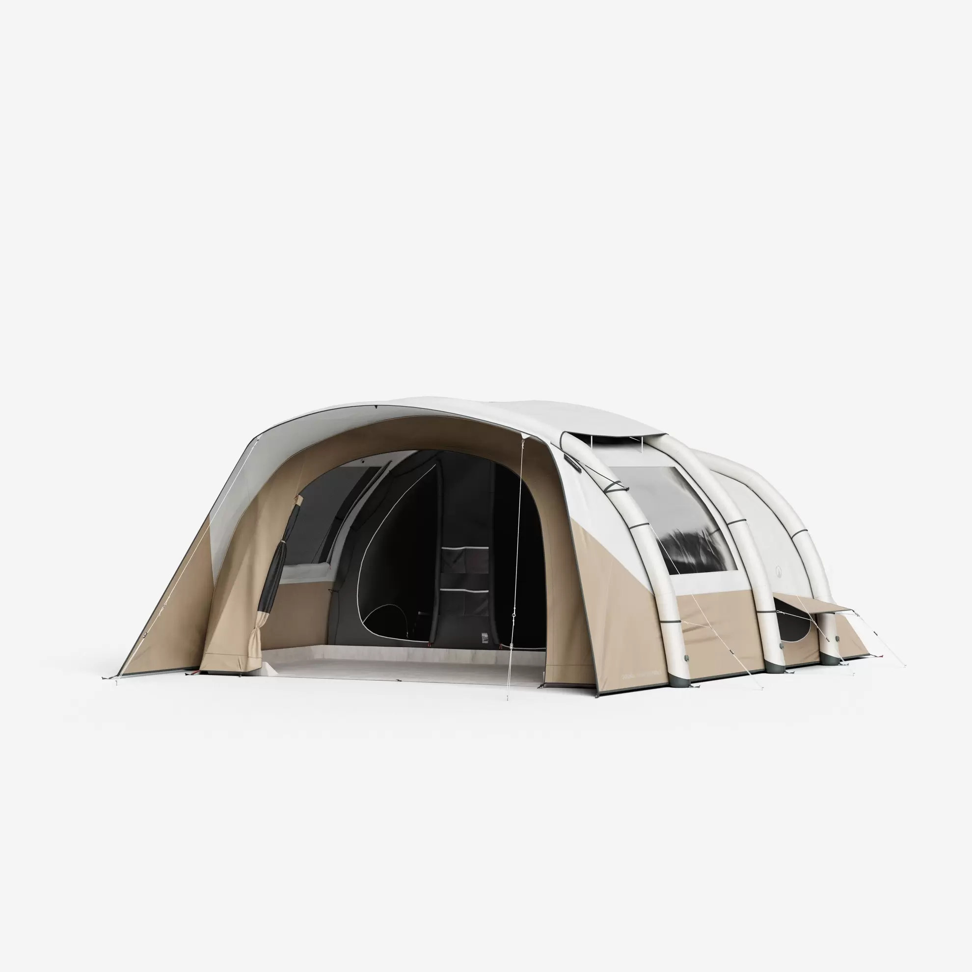 Opblaasbare tent 6 personen, Air Seconds 6.3 met Fresh & Black, 3 slaapruimtes
