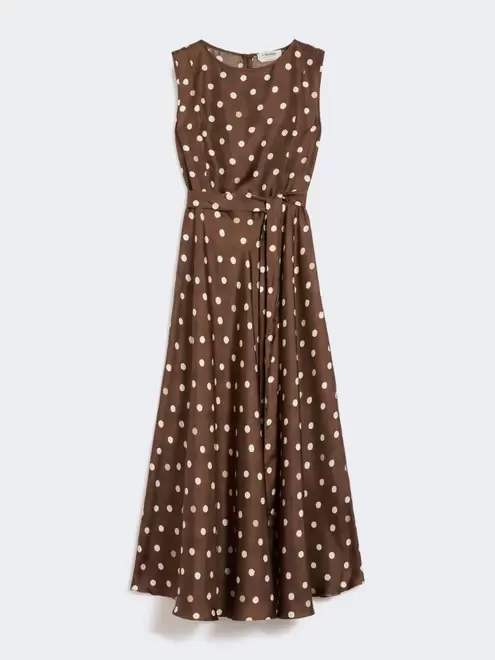 Patterned twill dress