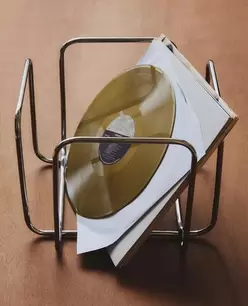 ROESTVRIJSTALEN VINYLOPBERGER