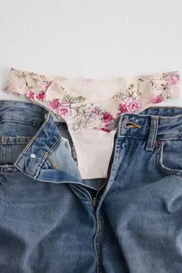 Brazilian Briefs with Pretty Flowers Print