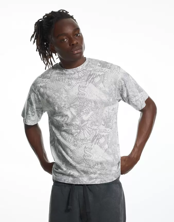 ARIES X BERSHKA regular fit T-shirt
