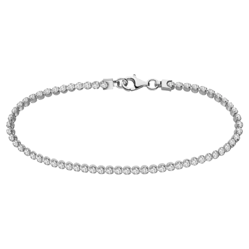 Zilveren tennisarmband zirkonia