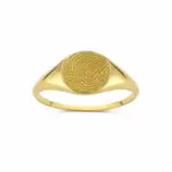 Initiali "Impronta" ring