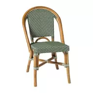 Bistrostoel Paris - groen/wit - 87x57x48 cm
