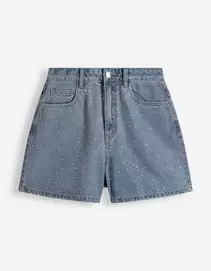 Denim short - Regular fit - blauw