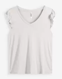 Top - Volants - Off-White