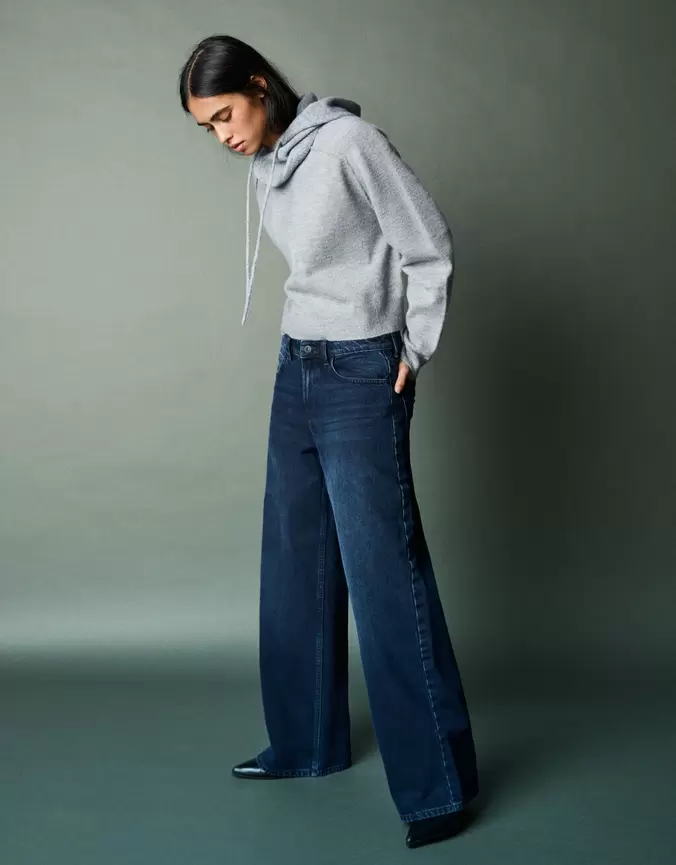 Jeans met wijde pijpen