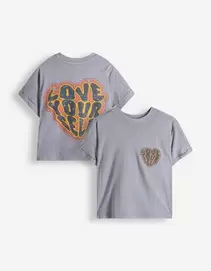 T-shirt - Print - blauw