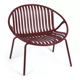Loungestoel Manon bordeaux