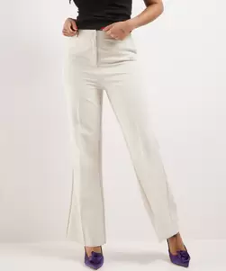 Uni flared fit broek