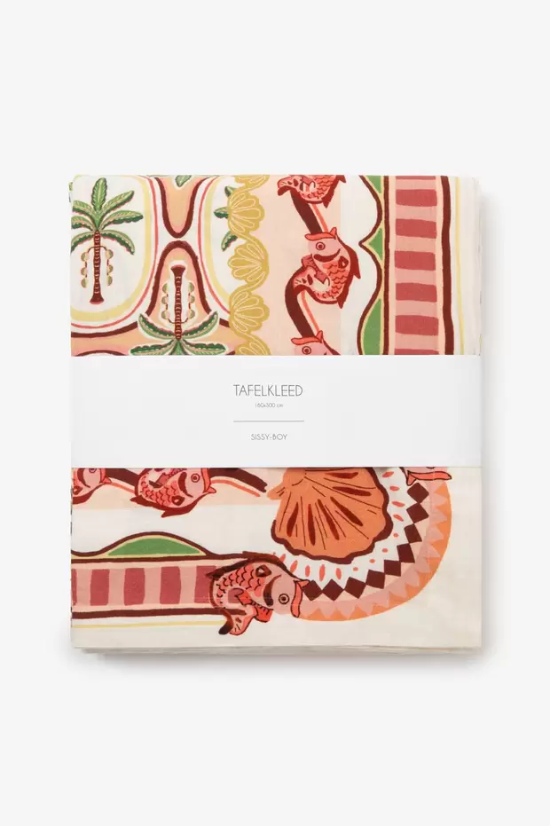 Multicolour tafelkleed met palmbomen (160x300 cm)