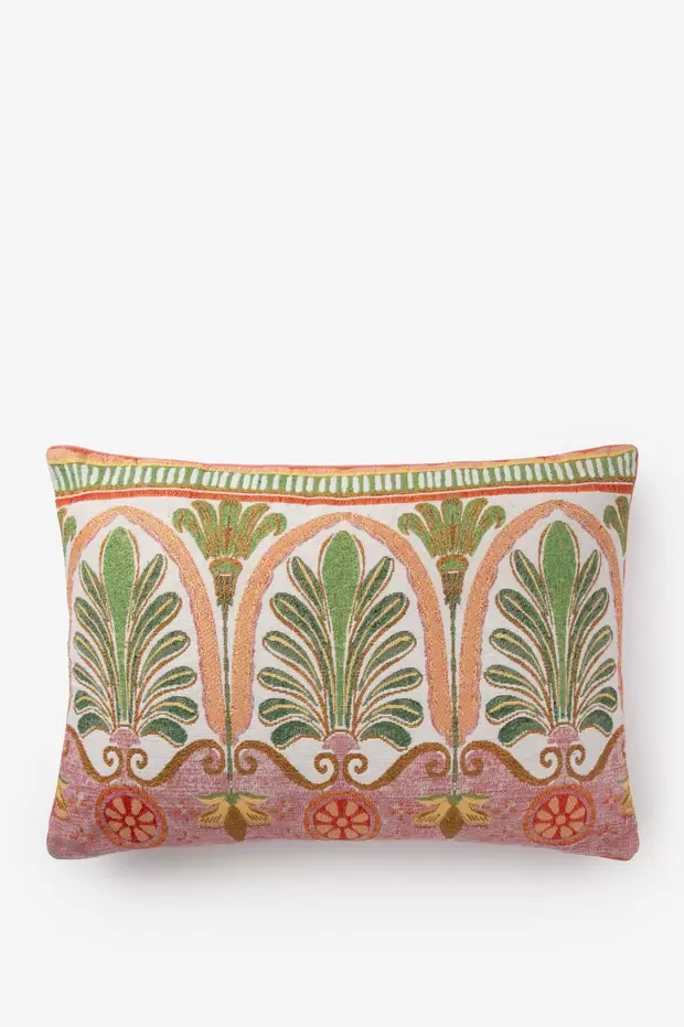 Multicolour kussen met print