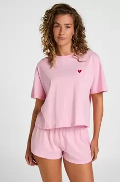 Pyjamaset Katoen Roze