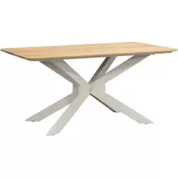 Tuintafel Perpignan - zand/metaal - 75x160x90 cm