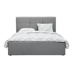 Bed Dakota - lichtgrijs - 180x200 cm