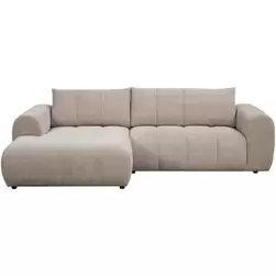 Hoekbank Juliette links - Raven - taupe