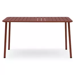 Tuintafel Ruben bordeaux 140x70x75