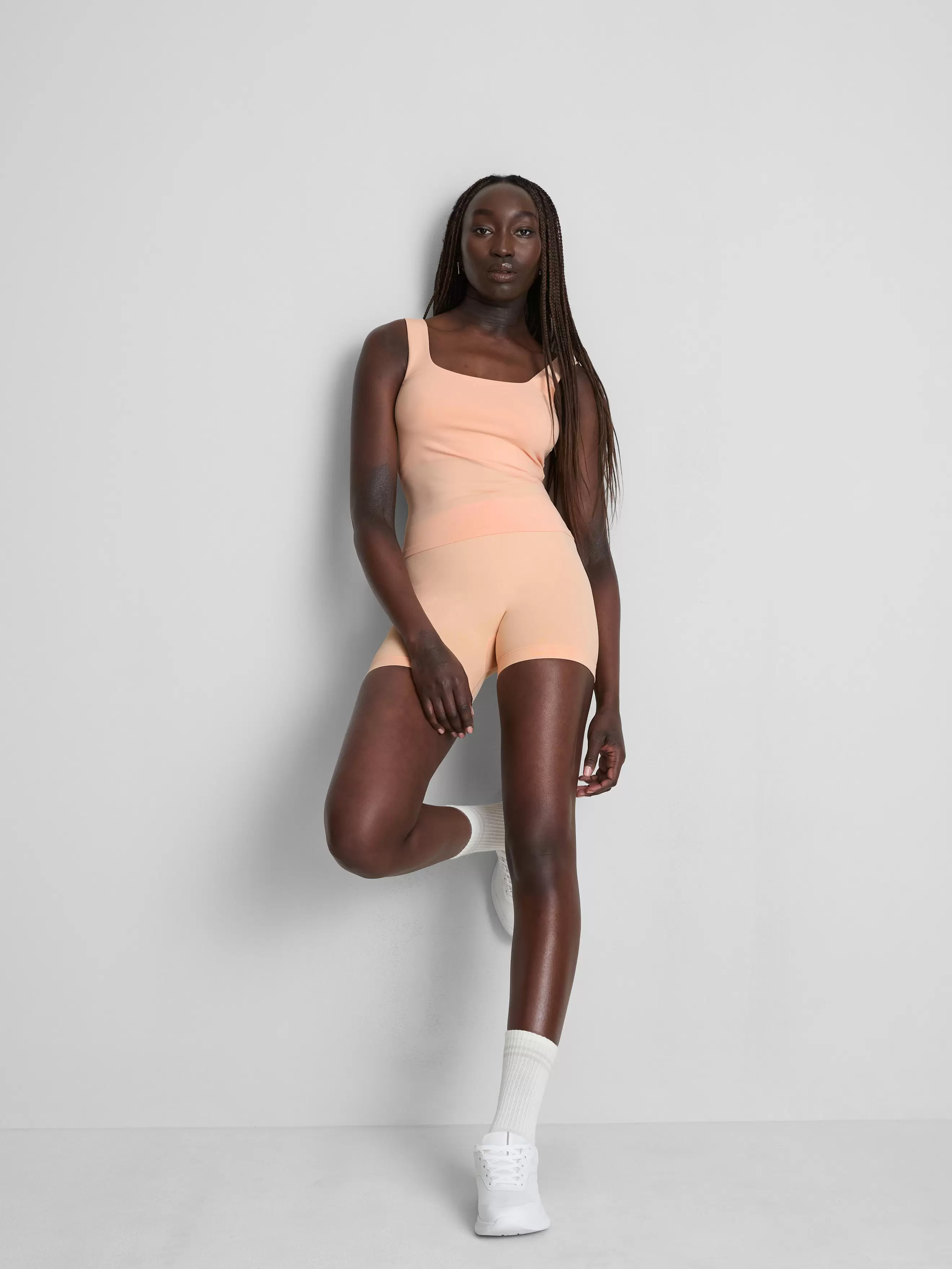 Superzachte korte tanktop