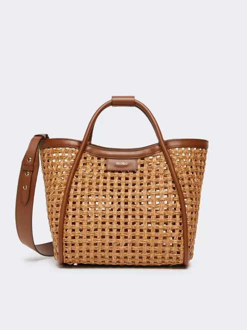 Small Marine bag in woven natural fibre