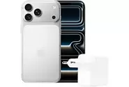 APPLE iPhone 17 Pro Max - 5G - 256 GB Silver + APPLE 30 W USB-C Adapter Smartphone Bundel