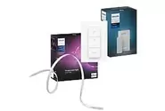 PHILIPS HUE HUE Solo Lightstrip 3 meter - Wit en Gekleurd Licht + Dimmer switch V2 Lighting Bundel