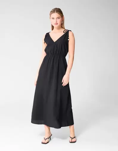 Summer Maxi Jurk Zwart