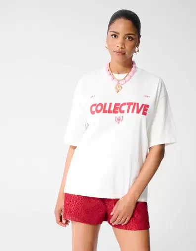 Collective Artwork T-shirt Wit