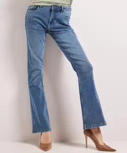 Flared fit stretch jeans - noa